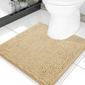 Smiry Luxury Chenille Toilet Rugs U-Shaped 20x20, Soft Absorbent Non-Slip by Smiry