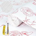Shelf Liners for Kitchen Cabinets 12in x 20FT Non Adhesive Drawer Liner Red and by Oneoftheworld