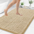 Smiry Luxury Chenille Bathroom Rugs 40x32, Extra Soft and Absorbent Shaggy Bath by Smiry