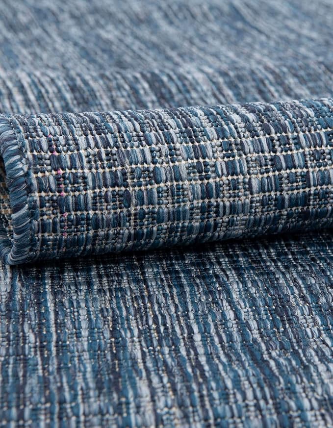 Unique Loom Outdoor Solid Collection Area Rug - Image 5
