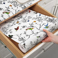 Tatyanna Shelf Liner for Kitchen Cabinets Non Adhesive Drawer Liner Floral by Tatyanna