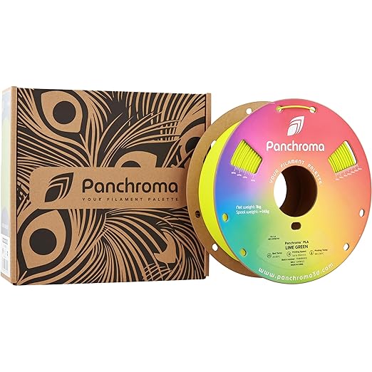 Panchroma PLA Lime Green 3D Printer Filament, 1kg Spool, High Speed Printing - Image 8