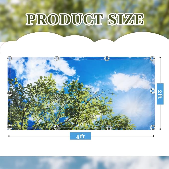 Hortsun 4 Pack Fluorescent Light Covers 4 x 2 Feet Magnetic Light Cover - Image 2