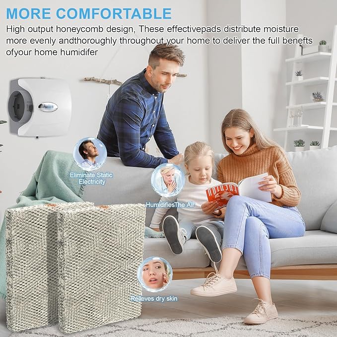 2-Pack 35 Water Panel Humidifier Replacement Filter, Aluminum Mesh Compatible - Image 7