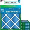 Filterbuy 13x20x1 Air Filter MERV 13 Optimal Smoke & Allergy Defense, by Filterbuy