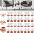 32PCS Upgraded Silicone Chair Leg Floor Protectors by Violibar