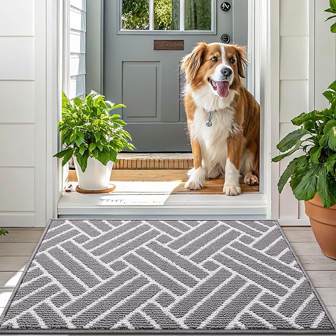 OLANLY Indoor Door Mat, 40x32 Inch, Dirt Resistant and Absorbent, Non-Slip - Image 6