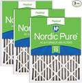 Nordic Pure 25x25x2 Pleated MERV 13 Air Filters 3 Pack by NordicPure
