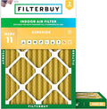 Filterbuy 30x32x2 Air Filter MERV 11 Superior Pet & Allergy Defense, by Filterbuy