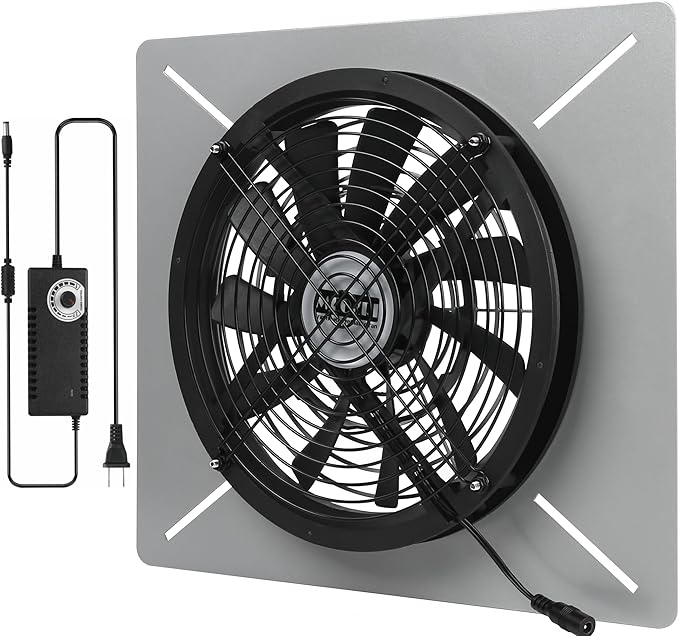 Crawlspace Ventilation Fan Basements Stainless Steel Vent Fan Window Exhaust by Unknown