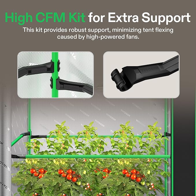 VIVOSUN P426 48"×24"×72" PRO Grow Tent and AeroStream H19 Intelligent - Image 3