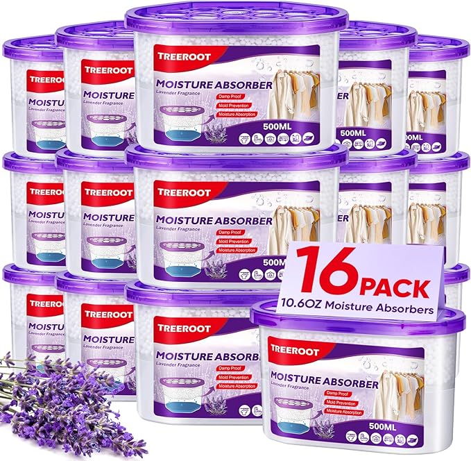 16 Pack Moisture Absorbers, 10.5 OZ Humidity Absorber Bucket, Moisture Absorbers by Unknown
