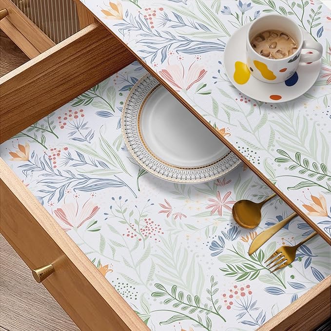 Drawer Shelf Liner, Non-Slip Kitchen Cabinet Liners Non-Adhesive Thick Strong - Image 2