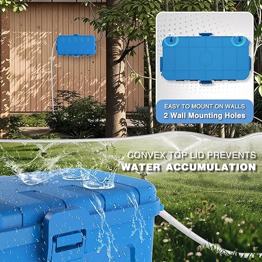Flemoon Outdoor Electrical Box Waterproof, Medium Weatherproof Electrical Box - Image 6