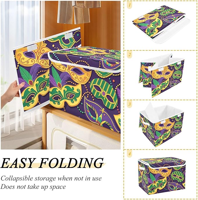 xigua Mardi Gras Mask Storage Bins - Image 4