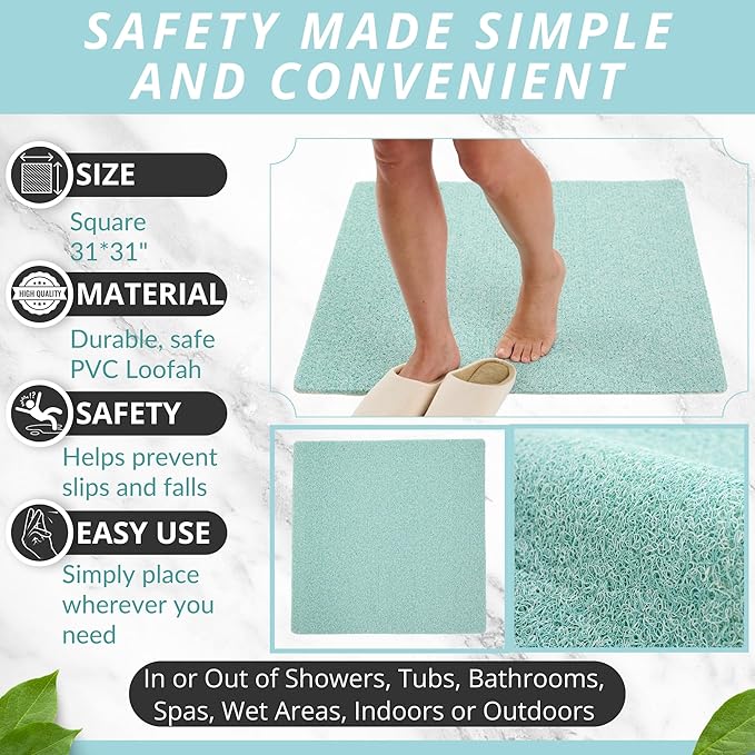 ENKOSI Square Shower Mat - Image 3
