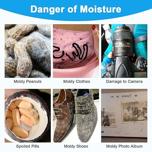 Moisture Absorbers, 20G 75 Pack Premium Transparent Desiccant - Image 5