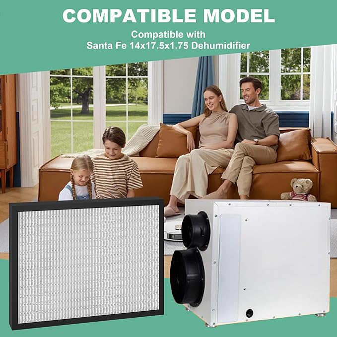 14 x 17.5 x1.75 MERV 13 Replacement Dehumidifier Filter Compatible - Image 5