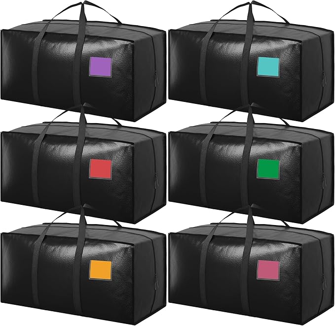 6 Pack Extra Large Heavy Duty Moving Bags by Unknown