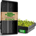 10x20 Inch Black Plastic 10 Pack Plant Propagation Tray – Growing Trays by YieldLab
