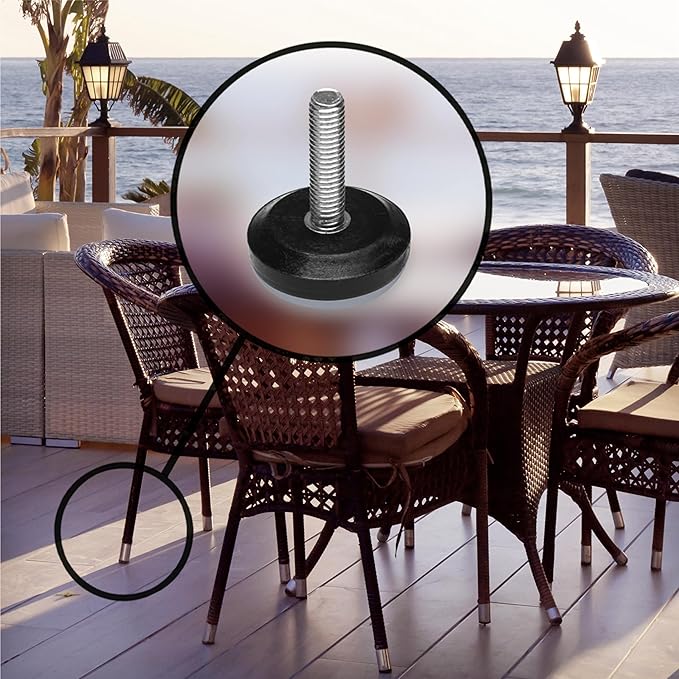 Slipstick Gorilla Outdoor Adjustable Furniture Levelers Weatherproof Screw in - Image 6