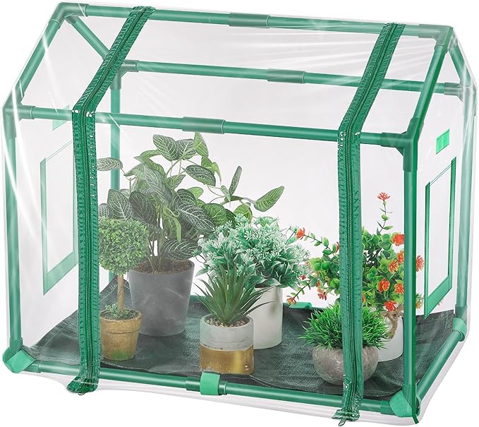 Mini Greenhouse with Potting Mat by Meonum