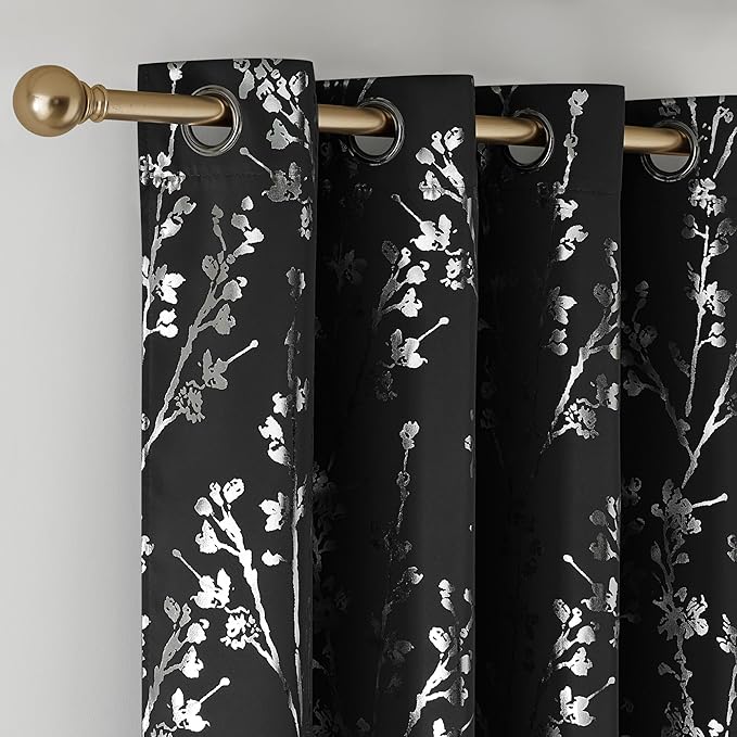 NICETOWN 100% Black Out Curtains 96 inch Long - Image 6
