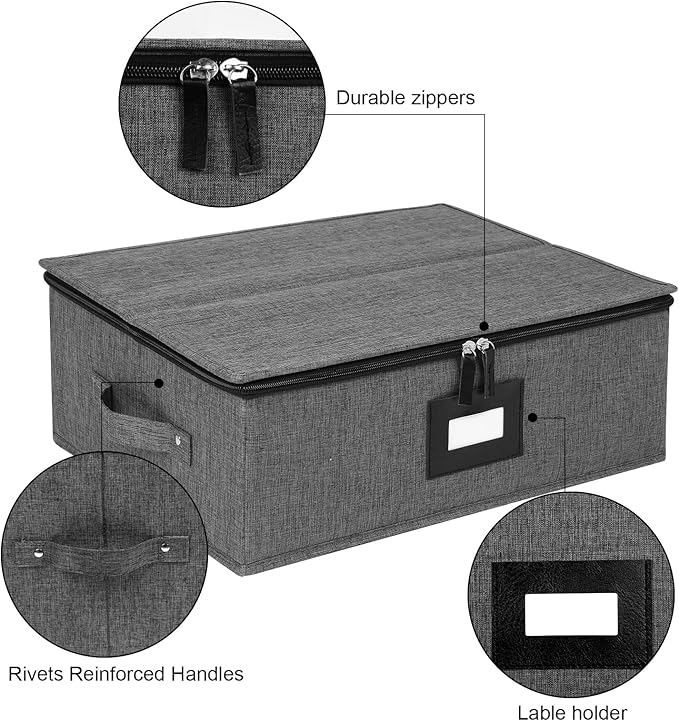 Mug Storage Box with Dividers, China Storage Containers - Image 4