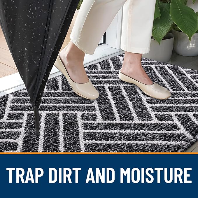 OLANLY Indoor Door Mat, 48x32 Inch, Dirt Resistant and Absorbent, Non-Slip - Image 2