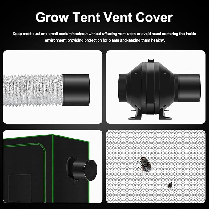 MELONFARM 6 inch Air Carbon Filter Smelliness Control - Image 6