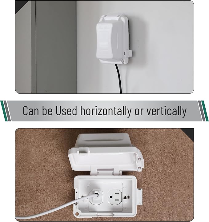 Bates Choice Weatherproof Electrical Outlet Cover, 120 Volts AC, Compatible - Image 7