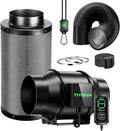 VIVOSUN Smart Air Filtration G6 Kit 6", AeroZesh G6 Inline Duct Fan by VIVOSUN