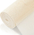 Shelf Liner for Kitchen Cabinet, Drawer Liners Non Slip Non Adhesive Thick Mat by ALIUNI