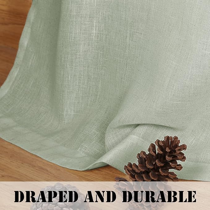 H.VERSAILTEX Sage Curtains 84 Inch Length - Image 6