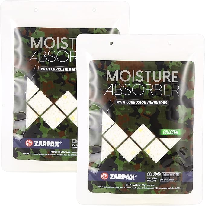 Moisture Absorbers For Gun Safe 7.5 oz/212g by Zarpax