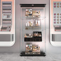 Yoluckea 4 Tiers Glass Display Cabinet by Yoluckea