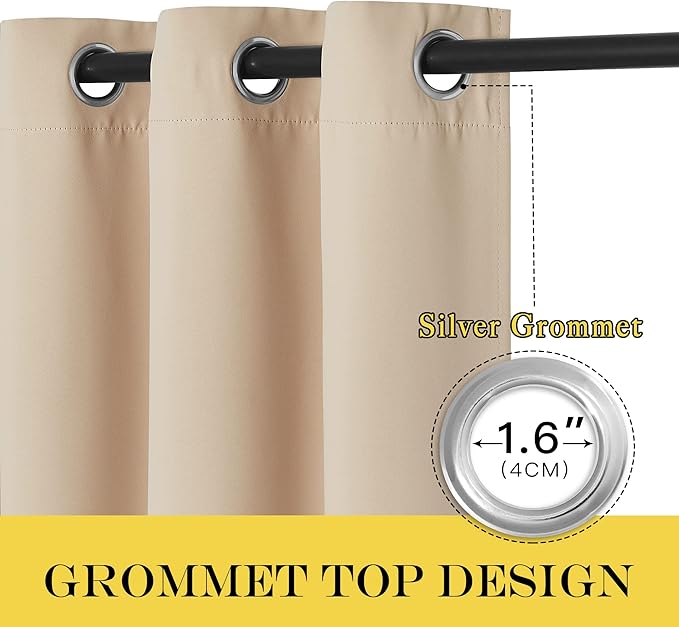 NICETOWN Blackout Drapery Curtain Panel - Image 3