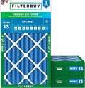 Filterbuy 16x24x4 Air Filter MERV 13 Optimal Smoke & Allergy Defense, by Filterbuy