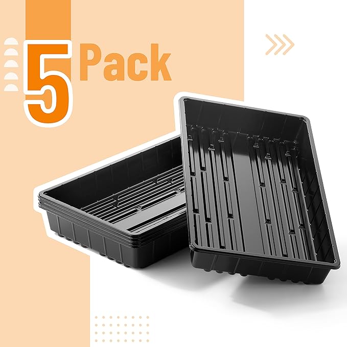 Mr. Pen- Plastic Growing Trays, Plant Tray, Seed Tray, Seedling Tray, - Image 2