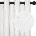 Deconovo Room Darkening Curtains, Pure White Curtain, Thermal Insulated Noise by Deconovo