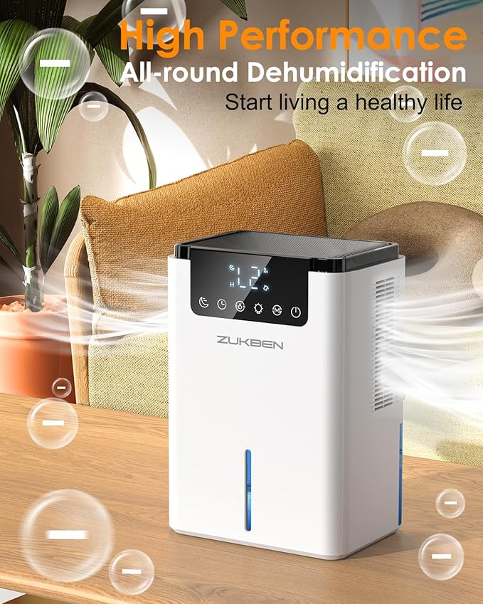 Dehumidifier, 75 OZ Quiet Dehumidifier - Image 2