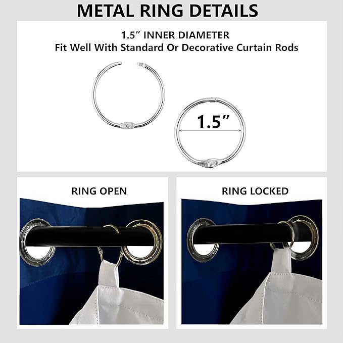 DriftAway Thermal Insulated 100 Percent Darkening Blackout Curtain Liner 2 - Image 3