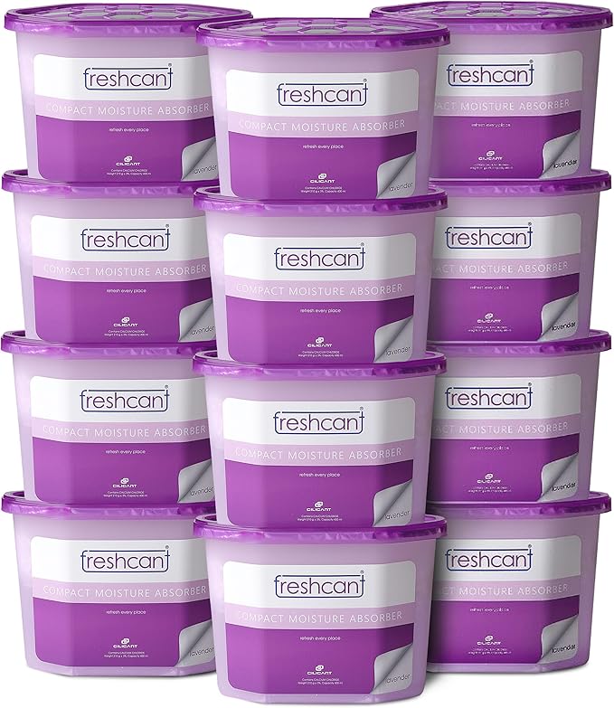 Moisture Absorber Bundle, Room and Closet Freshener, Moisture and Odor Absorber by CILICAnT