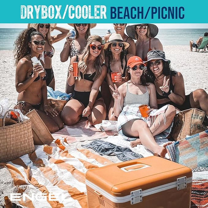 Engel 19qt Leak-Proof, Air Tight, Drybox Cooler and Small Hard Shell Lunchbox - Image 9
