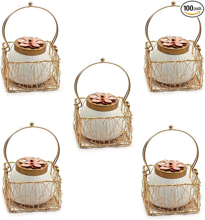 Set of 100 Lot Dry Fruit Jar by IndiaGiftHub