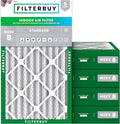 Filterbuy 14x25x4 Air Filter MERV 8 Essential Dust & Allergy Defense, by Filterbuy