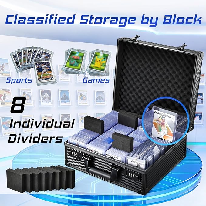 Card Storage Box for 3" x 4" 35pt Toploaders, Sports Cards Case - Image 4