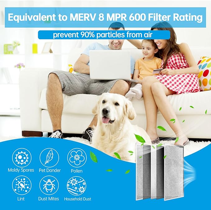 UBeesize 12x24x1 Reusable Electrostatic Air Filter HVAC AC Furnace Filter - Image 5
