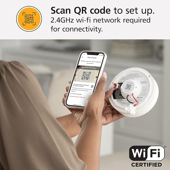Kidde Smart Smoke Detector & Indoor Air Quality Monitor, Alexa Compatible Device - Image 6