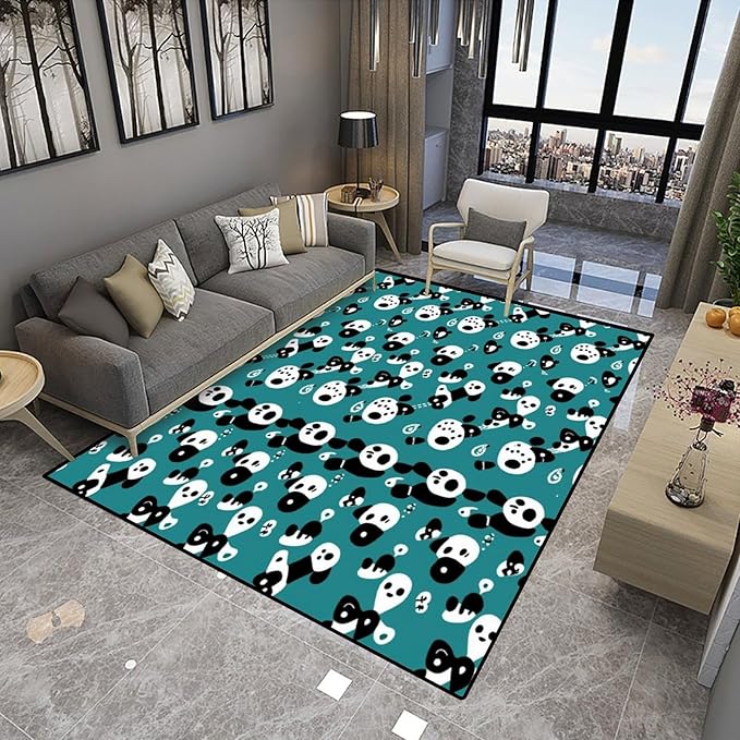 Carpet Cartoon Kawaii Panda - Image 4